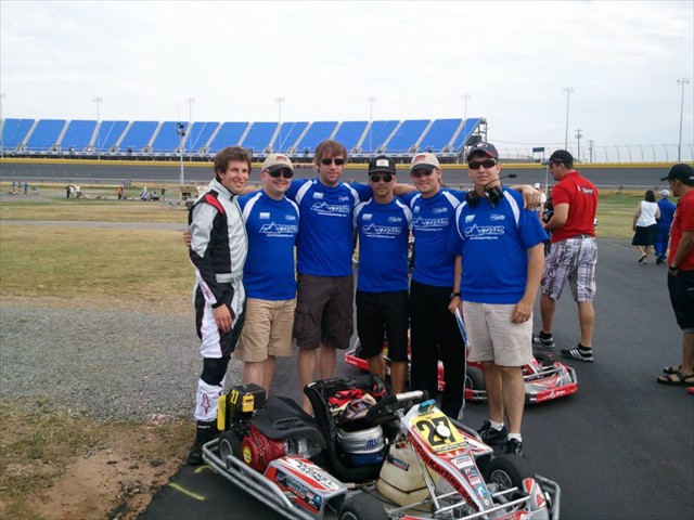 Ennis Bragg competing in ProCup Karting