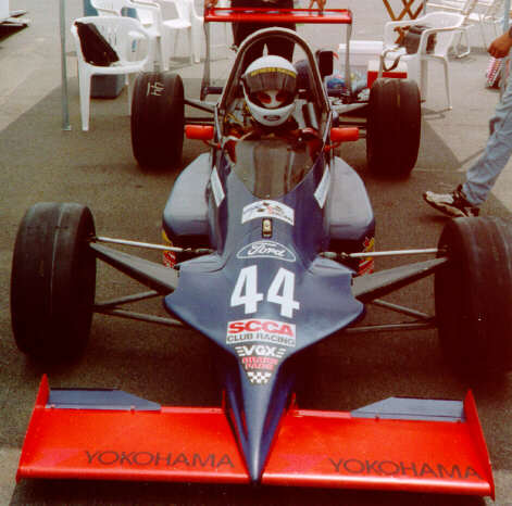 Ennis Bragg racing at Charlotte in 1997