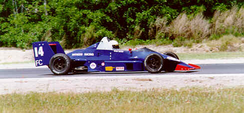 Ennis Bragg racing at Roebling Road in 1997