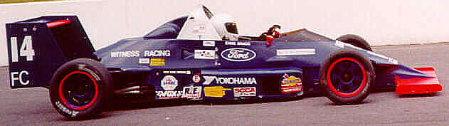 Ennis Bragg in the pits at Roebling Road in 1997