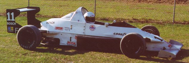 Ennis Bragg during a 1997 test day at Roebling Road